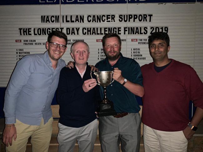 Simmons Gainsford Raise £18K for Macmillan and are Crowned Golf Champions