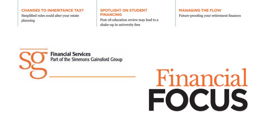 Financial Focus Newsletter – Autumn Edition 2019